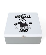 I WAS NORMAL 2 SCOTTISH TERRIERS AGO Jewelry Box - €65,76 EUR