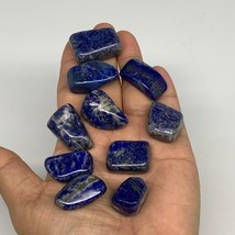 125.1g,0.8&quot;-1.2&quot;, 10pcs, Natural Lapis Lazuli Tumbled Stone @Afghanistan, B30253 - £11.94 GBP