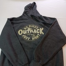 Tultex Outback No Rules Just Right Men's Gray Cotton Blend Hoodie Sweatshirt L image 9