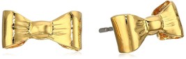 Pendientes De Metal En Tono Dorado Con Lazo ECRU Hechos En EE. UU. NWT - $7.48