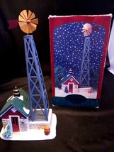 Windmill Christmas Village 1995 Seasonal Specialties Co Porcelain Windmi... - $42.54