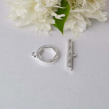 Solid 925 Sterling Silver Toggle Clasp - £5.85 GBP