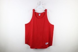 Vtg 90s Russell Athletic Mens 2XL Faded Blank Heavyweight Tank Top T-Shirt USA - £35.48 GBP