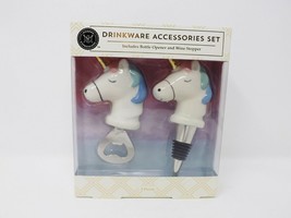 Modern Expressions Ceramic Unicorn Drinkware Accessories Set - New - £10.81 GBP