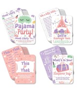 Big Dot of Happiness Pajama Slumber Party - 4 Girls Sleepover Birthday P... - $28.99