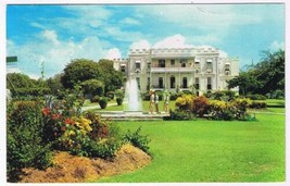 Barbados West Indies Postcard Sam Lord&#39;s Castle Moravian Church Stamp - £1.71 GBP