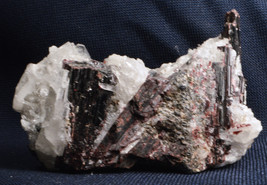 #6482 Hubnerite &amp; Quartz - Peru [Large piece 2 1/2” - 134.1 grams] - $125.00