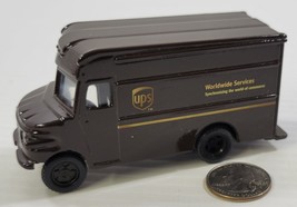 *B62) UPS United Parcel Service 4&quot; Diecast Delivery Brown Box Truck - $7.91