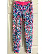 Lilly Pulitzer Luxletic Leggings Pants Women&#39;s Pink Blue White Size XS - €36,20 EUR