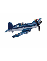 Building Blocks Military MOC WW2 F4U fighter Aircraft Bricks Model Kids DIY Toys - £31.65 GBP