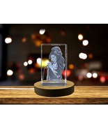LED Base included | A Soul in Crystal - Amy Winehouse 3D Engraved Crystal Gift - $39.99 - $399.99