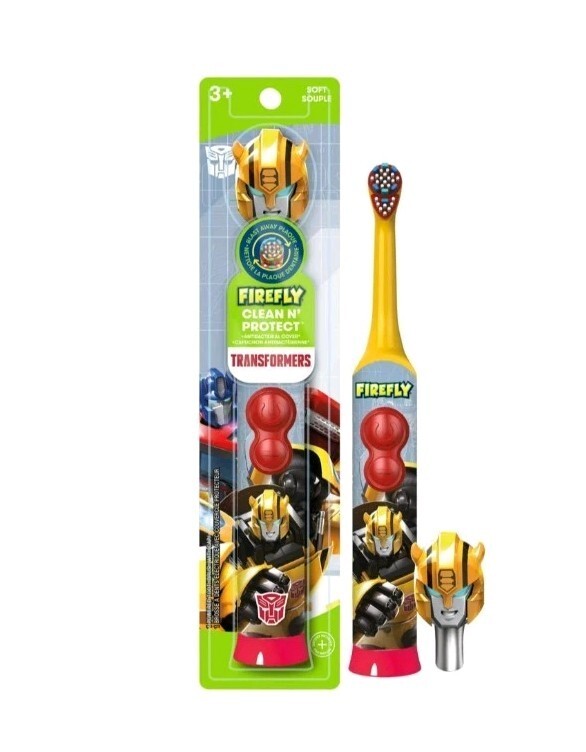 Firefly Clean n Protect Battery Powered Toothbrush, Transformer, Soft, 1 Ea - $10.84