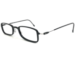 Silhouette Gafas Monturas 2820 60 6050 Negro Rectangular Completo Rim 47... - $69.75
