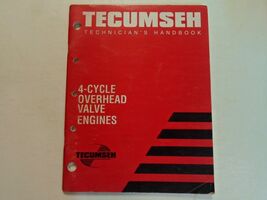 1999 Tecumseh Technicians Manual For Over 4 Stroke Valve Motors WORN-
show or... - $20.04