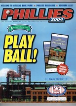 2004 Phillies Opening Day Program Inaugural First Game At Citizens Bank Park - $98.21