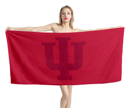 Indiana Hoosiers  NCAAF Beach Bath Towel Swimming Pool Holiday Vacation Gift - £18.37 GBP+