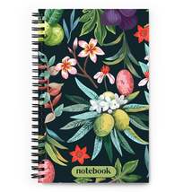 Colorful Floral Spiral notebook - £13.18 GBP