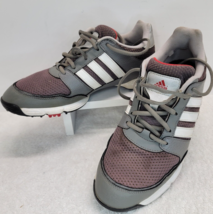 MENS SIZE 8 Adidas Adiwear Traxion Gray Red Athletic Golf Shoes EMG 004002 - €15,30 EUR