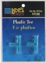 Lees Plastic Tee for Aquarium Airline Tubing - 2 count - $7.43