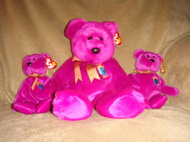 Ty Beanie Buddy &amp; 2 Beanie Baby Millennium Bears - $28.99