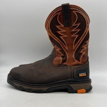 Ariat Intrepid VentTek Mens Brown Leather Composite Toe Work Boots Size ... - $59.39