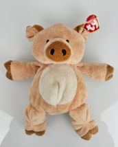 Ct* Ty Pluffies - Corkscrew The Pig (9 Inch) Mwct - Stuffed Plush Animal Toy - $24.74