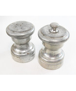 Vintage Garantito Tre Spade Pewter Italian Italy Salt And Pepper Set - £13.92 GBP