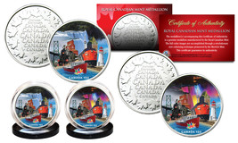 CANADA 150 ANNIV. 2017 Loonie Dollar Design on RCM Medallions 2-Coin Can... - £7.39 GBP