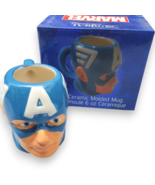 Marvel Captain America Ceramic Molded Mug Disney 2016 New in Box 6oz - €8,71 EUR