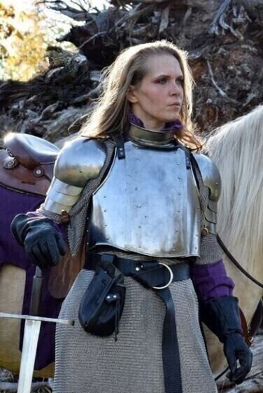 Medieval Replica Lady Armor Suit Medieval Knight Warrior Female Steel