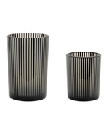 Srtiped Glass Candle Holder (Set of 2) - $79.28 CAD