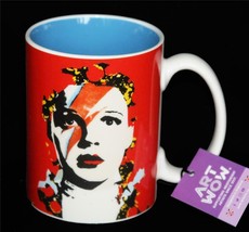 Large ART WOW Judy Garland Blue Interior Pop Art Red Mug Designed in Eng... - $22.99