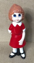 Vintage Handmade Hand Painted Little Orphan Annie Ceramic Figurine Statue - £17.40 GBP
