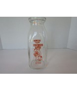 Edgewood Dairy Lakewood New Jersey Glass One Pint Bottle Thatcher Glass E66 - $9.85