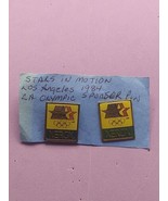 XEROX 1984 Los Angeles Olympic Games Sponsor Set Of 2 Lapel Pins. - $35.19 CAD
