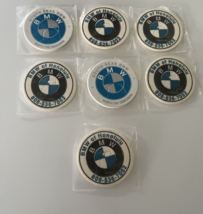 Lot 7 BMW Honolulu Hawaii POG Milk Cap 1993 Vtg Advertising - £11.69 GBP