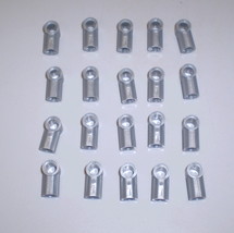 20 Used Lego Pearl Gray Technic Angle Connector #1  32013 - $9.95