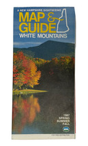 New Hampshire Sightseeing Map &amp; Guide White Mountains 1987  - £10.08 GBP