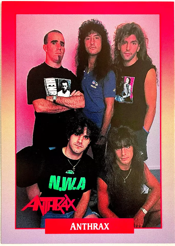 ANTHRAX 2 Brockum RockCards 1991 USA 1st Ed. CARD SET 33Yrs! RARE VINTAGE - $3.00