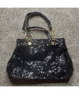 Unbranded Sequin Faux Leather Chain Handled Multi Zipper Purse Bag Women’s - €14,58 EUR