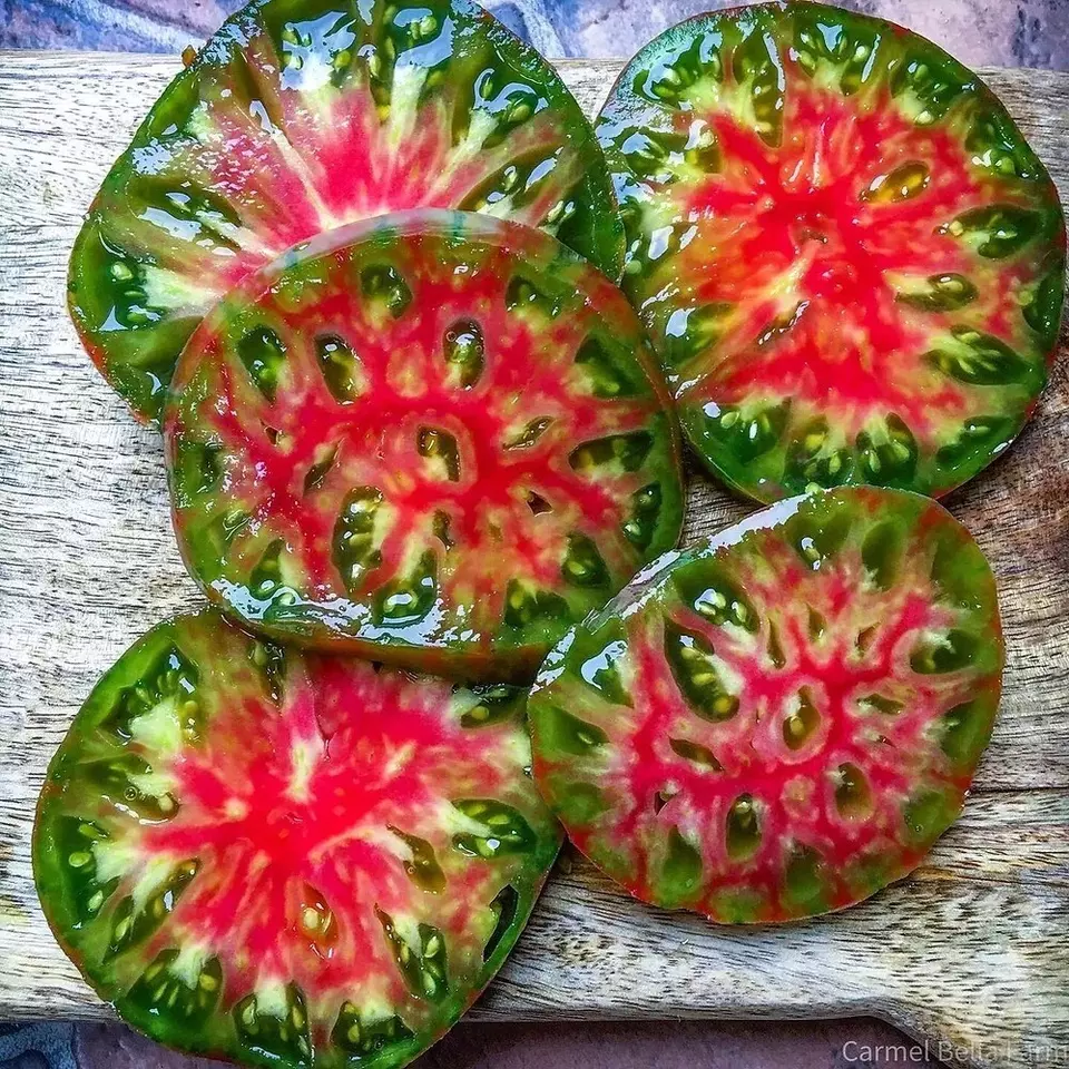 HGBO 120 Ananas Noire Tomato Seeds Black Pineapple Heirloom Organic Bulk... - $8.72