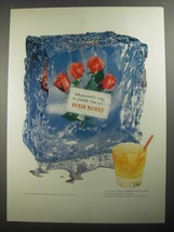 1956 Four Roses Bourbon Ad - Wonderful way to break the ice - £14.50 GBP