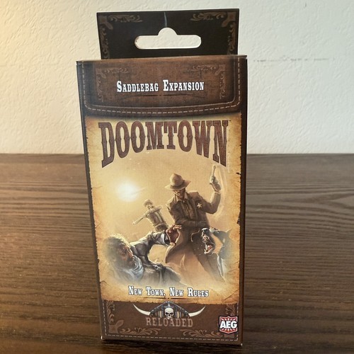 AEG NEW TOWN, NEW RULES NEW Doomtown Saddlebag Expansion Board Game Relo... - $6.30