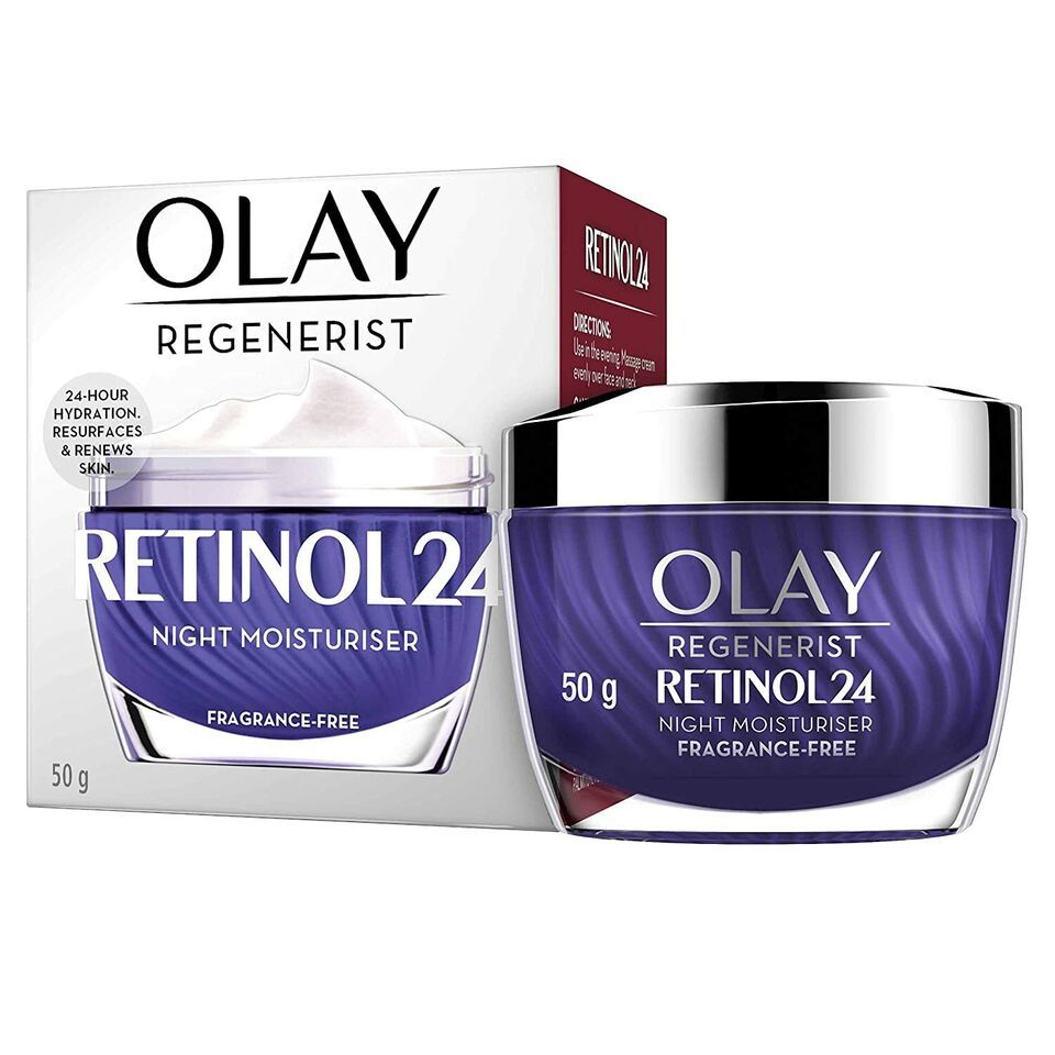 Olay Regenerist Retinol Moisturizer, Retinol 24 Night Face Cream 50  gm