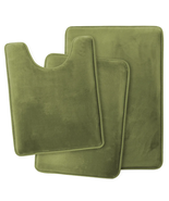 Green 3PC Bathroom Rug Memory Foam Bath Mat Set  - €63,29 EUR