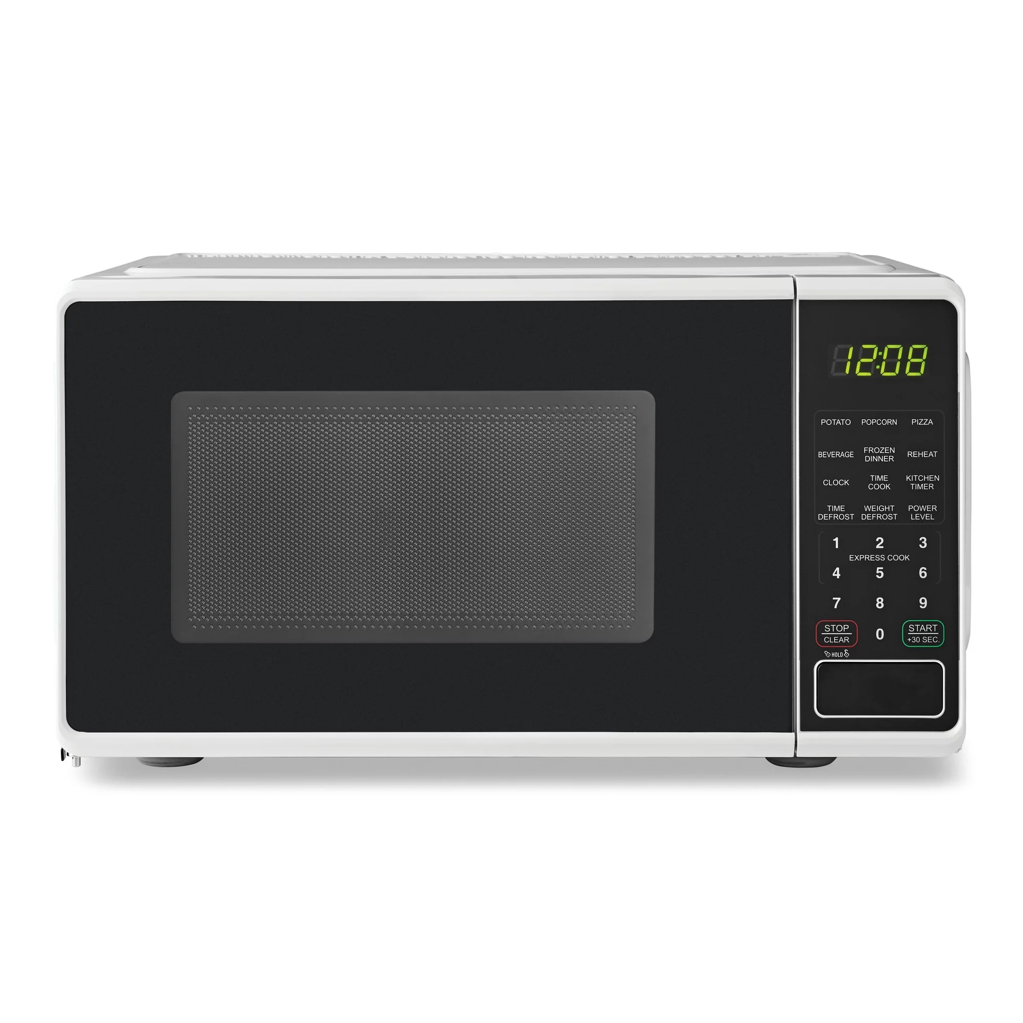 Mainstays 0.7 Cu ft Countertop Microwave Oven, 700 Watts, White, New - £126.97 GBP