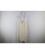 Vintage 70s Streetwear Womens 40 Flower Lace Nightgown Sleep Slip Shirt USA - $54.09 CAD