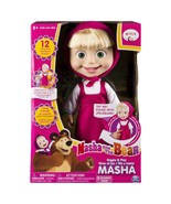 Masha And The Bear Cute Doll English Speaking Signing Child Toy Interact... - £394.75 GBP