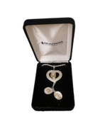 Montana Silversmiths Necklace Lariat Heart Cowboy Hats Twisted Rope Velv... - $450.16 MXN