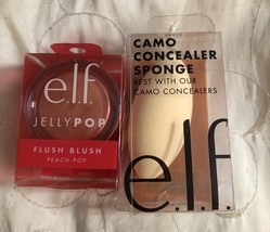 e.l.f. Jelly Pop PEACH POP Flush Blush &amp; Camo Concealer Sponge - £16.51 GBP